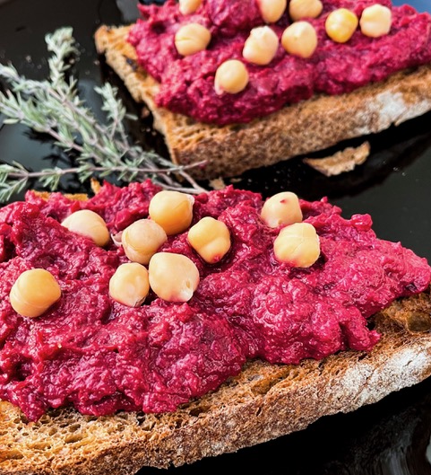 bruschetta hummus